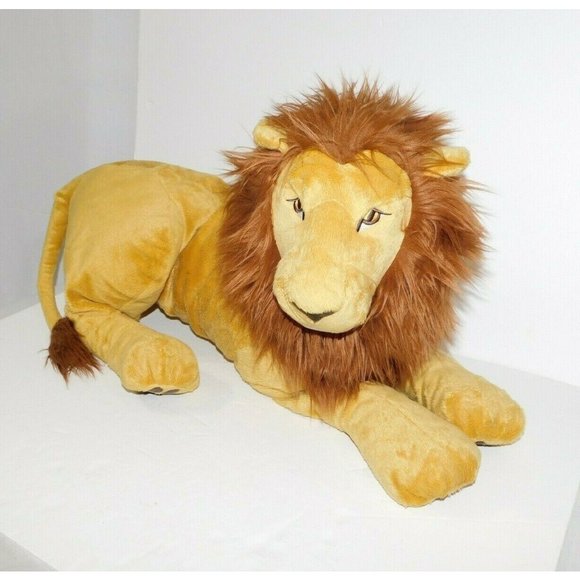 IKEA DJUNGELSKOG 27" Plush Large LION Stuffed Jungle Cat Animal soft Lovey - Picture 5 of 8